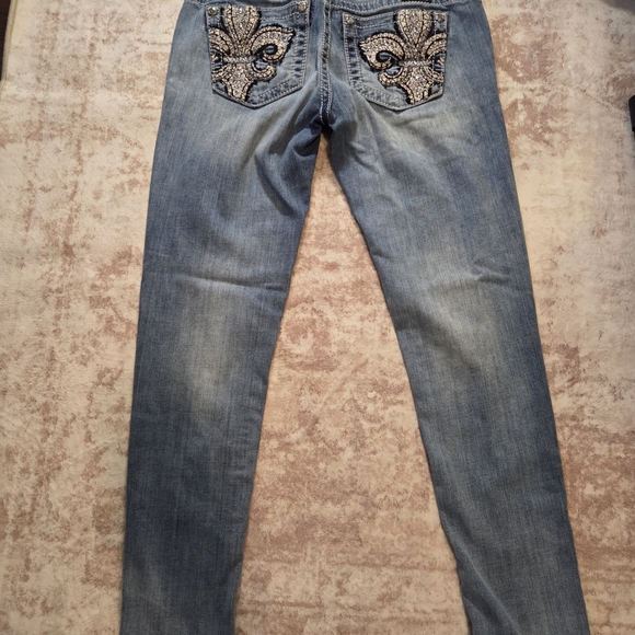 Miss Me Light Blue Skinny Jeans - Picture 2 of 5